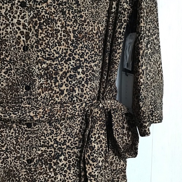 NWT 1. State Animal Print Modern Rebel Shirt Dress size 2X - Picture 4 of 8
